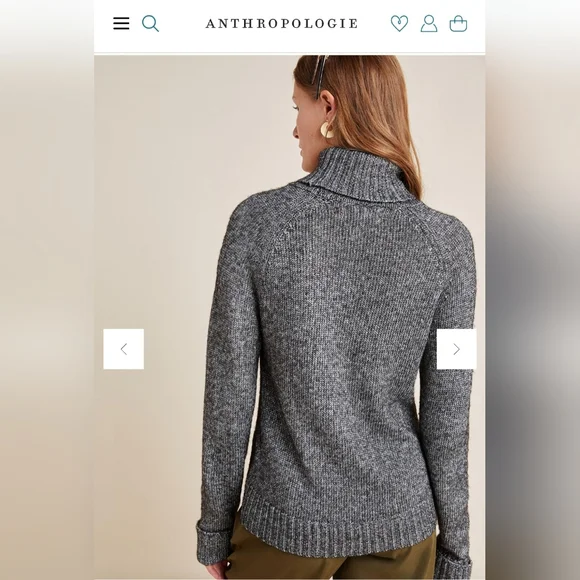 Coretta Shine Turtleneck Sweater by Anthropologie Size M - Picture 2 of 7